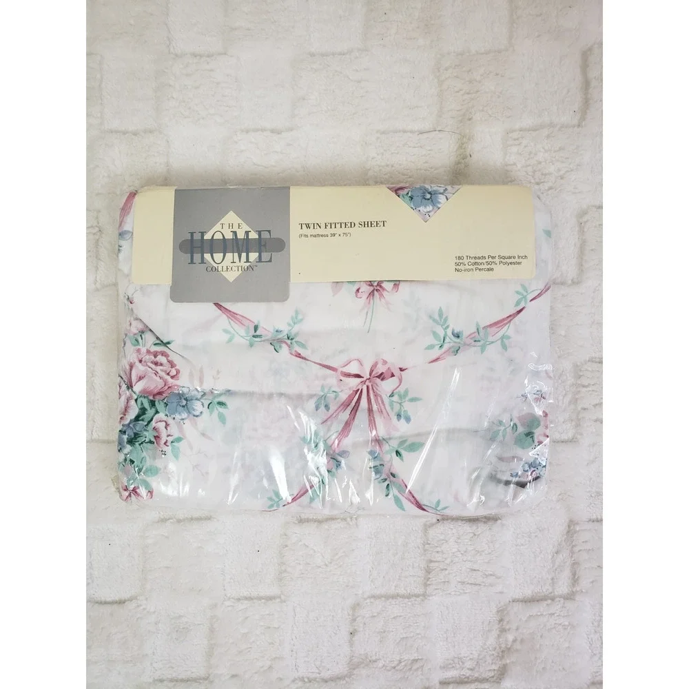 JC Penney's The Home Collection Sabana Garden Twin Fitted Sheet USA